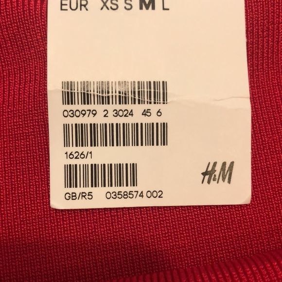 COPY - Women H&M Dress, body-con, cherry red. NWT medium - Picture 8 of 8